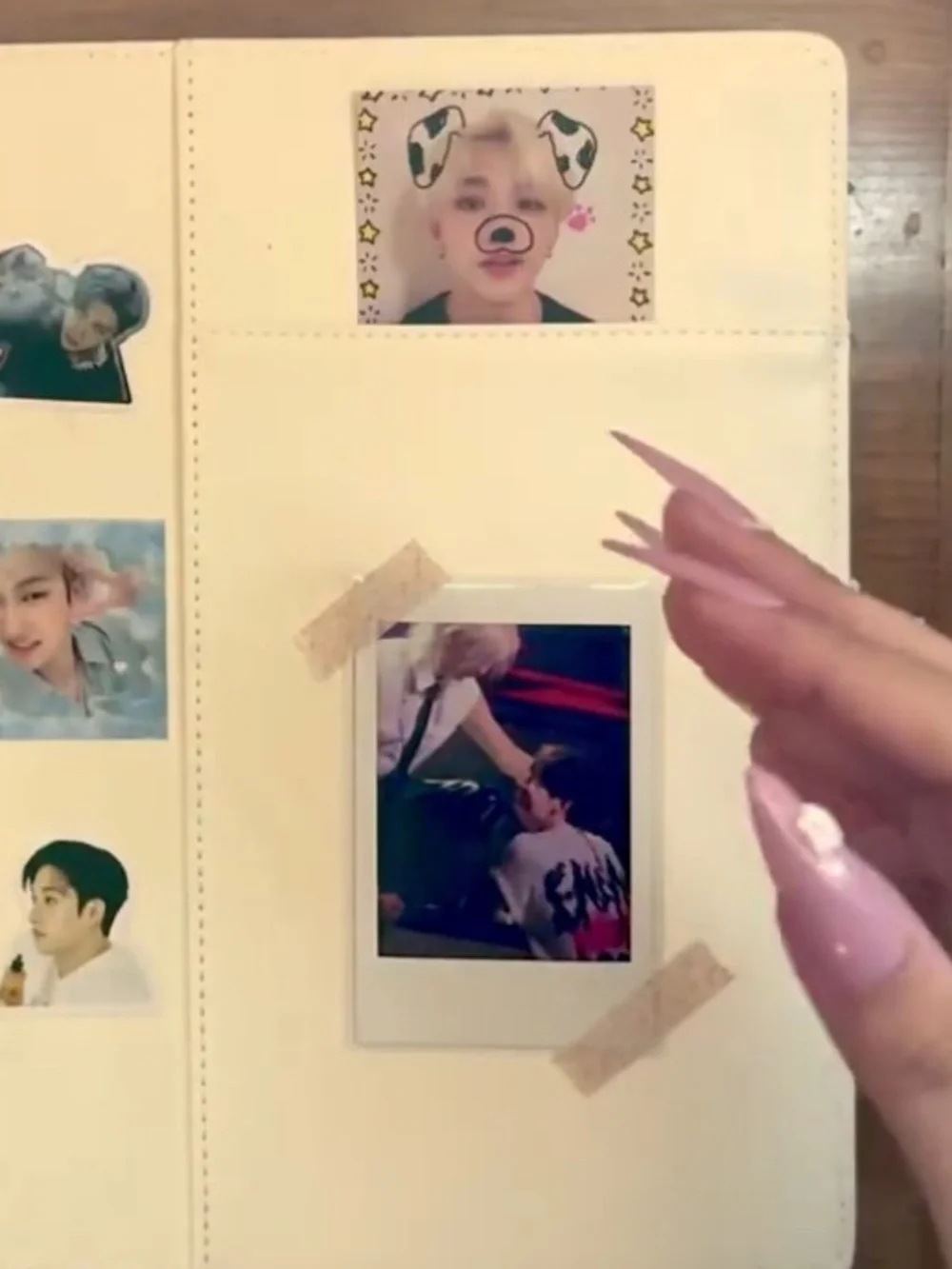 A5 Kpop Photocard White Binder